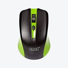 Enet G211-66 Wireless Optical Mouse - Green