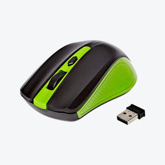 Enet G211-66 Wireless Optical Mouse - Green